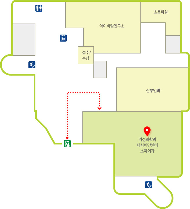 여성전문센터 1층 가정의학과