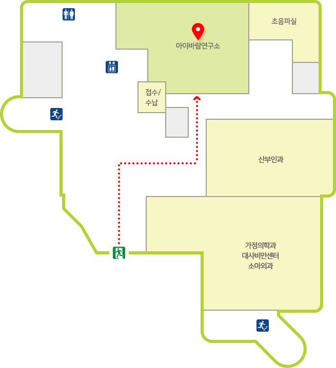여성전문센터 1층 아이바람클리닉