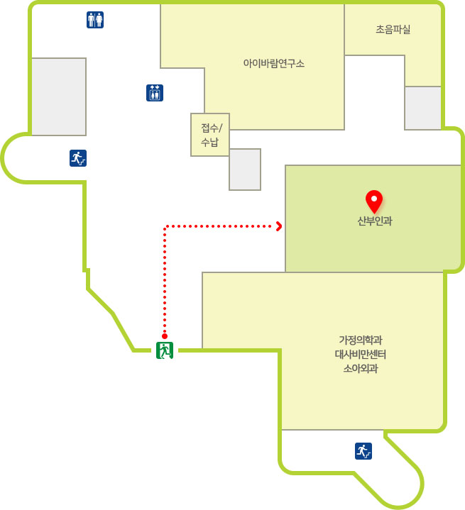 여성전문센터 1층 산부인과